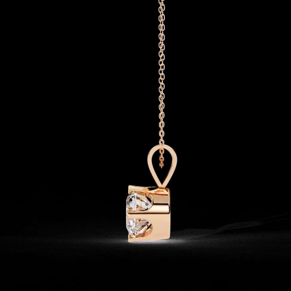 "I Made It" Solitaire Lab Grown Diamond Pendant - Image 12 "I Made It" Solitaire Lab Grown Diamond Pendant, view 12 of 16