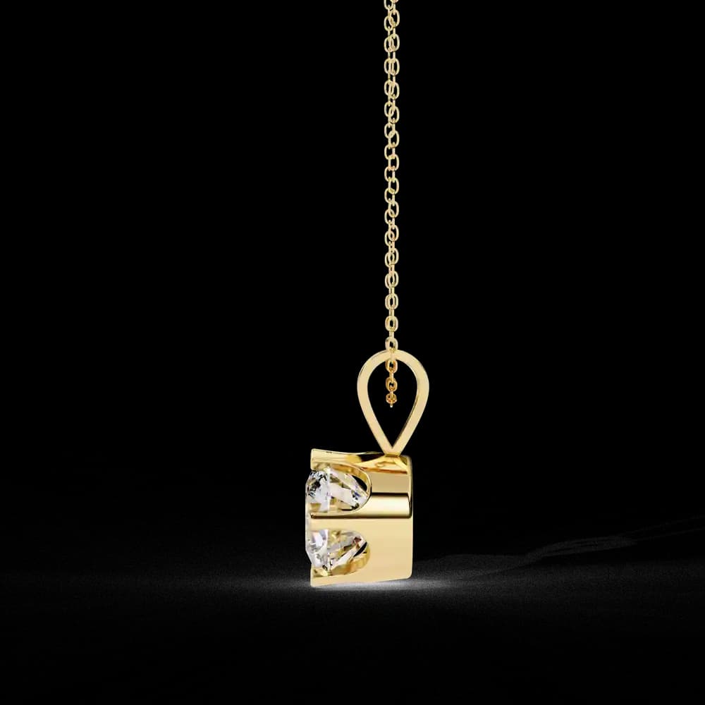 "I Made It" Solitaire Lab Grown Diamond Pendant - Image 13 "I Made It" Solitaire Lab Grown Diamond Pendant, view 13 of 16