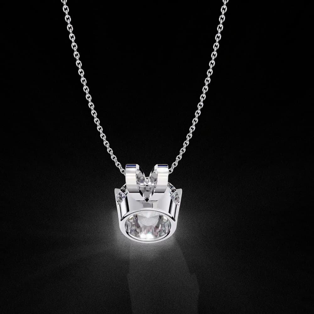 "I Made It" Solitaire Lab Grown Diamond Pendant - Image 16 "I Made It" Solitaire Lab Grown Diamond Pendant, view 16 of 16