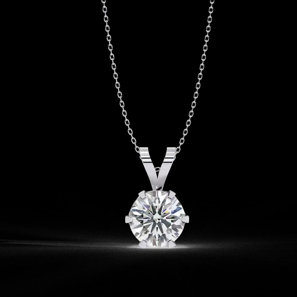 "I Made It" Solitaire Lab Grown Diamond Pendant - Image 6 "I Made It" Solitaire Lab Grown Diamond Pendant, view 6 of 16