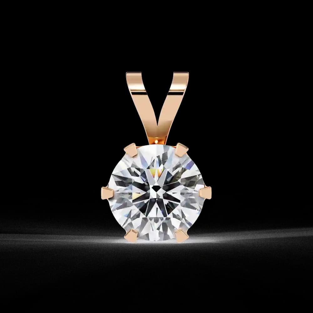 "I Made It" Solitaire Lab Grown Diamond Pendant - Image 7 "I Made It" Solitaire Lab Grown Diamond Pendant, view 7 of 16