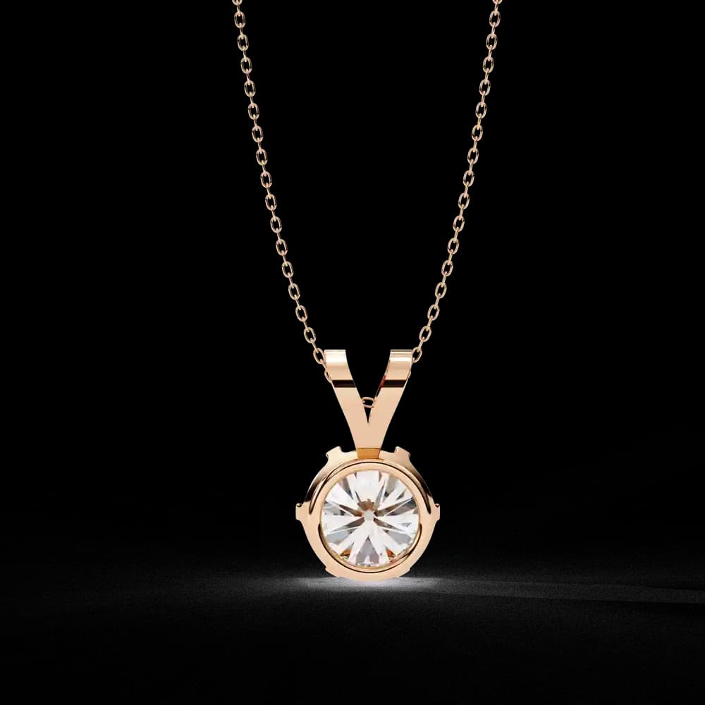"I Made It" Solitaire Lab Grown Diamond Pendant - Image 9 "I Made It" Solitaire Lab Grown Diamond Pendant, view 9 of 16