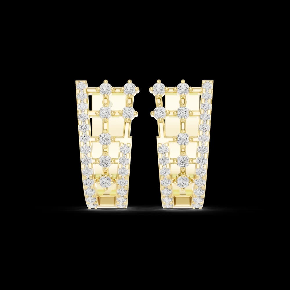 Ideal Pair lab grown diamond earring design - Image 3 Ideal Pair lab grown diamond earring design, view 3 of 6