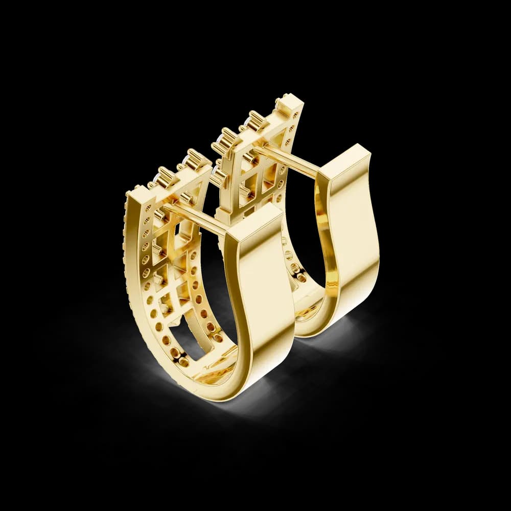 Ideal Pair lab grown diamond earring design - Image 5 Ideal Pair lab grown diamond earring design, view 5 of 6