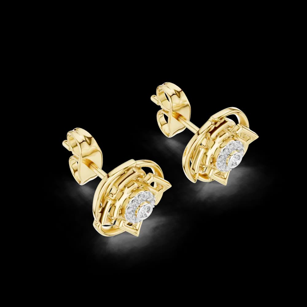 Illustrious Lab grown diamond Earrings style - Image 5 Illustrious Lab grown diamond Earrings style, view 5 of 6