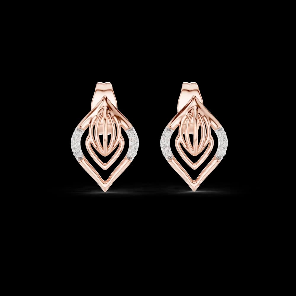 Impeccable Lab grown diamond Earrings motif - Image 2 Impeccable Lab grown diamond Earrings motif, view 2 of 7