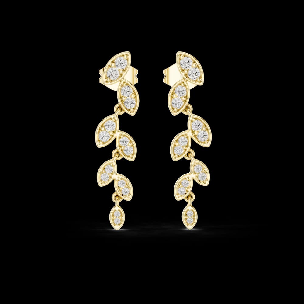 Incandescence Lab grown diamond Earrings design - Image 3 Incandescence Lab grown diamond Earrings design, view 3 of 6