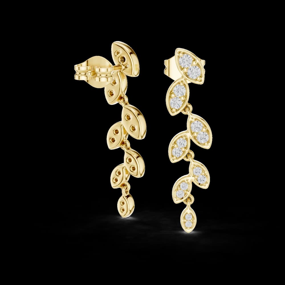 Incandescence Lab grown diamond Earrings design - Image 4 Incandescence Lab grown diamond Earrings design, view 4 of 6