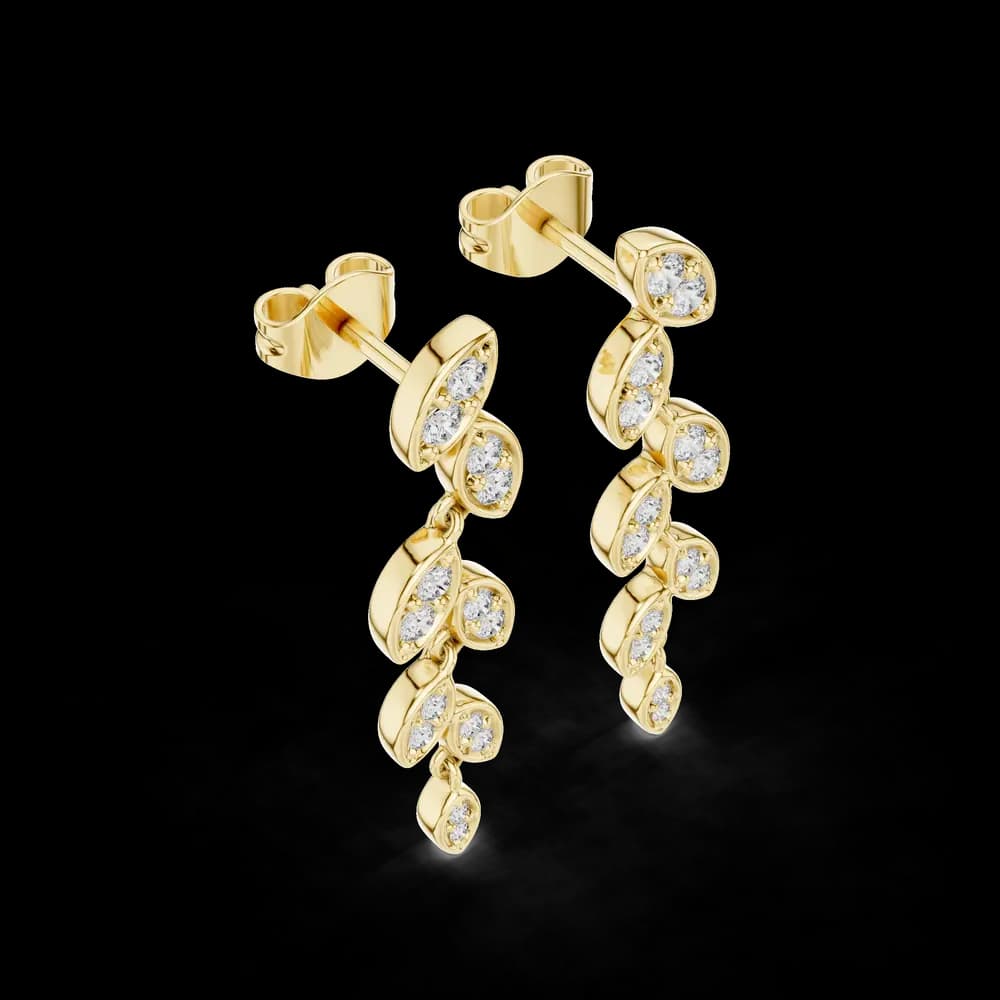 Incandescence Lab grown diamond Earrings design - Image 5 Incandescence Lab grown diamond Earrings design, view 5 of 6