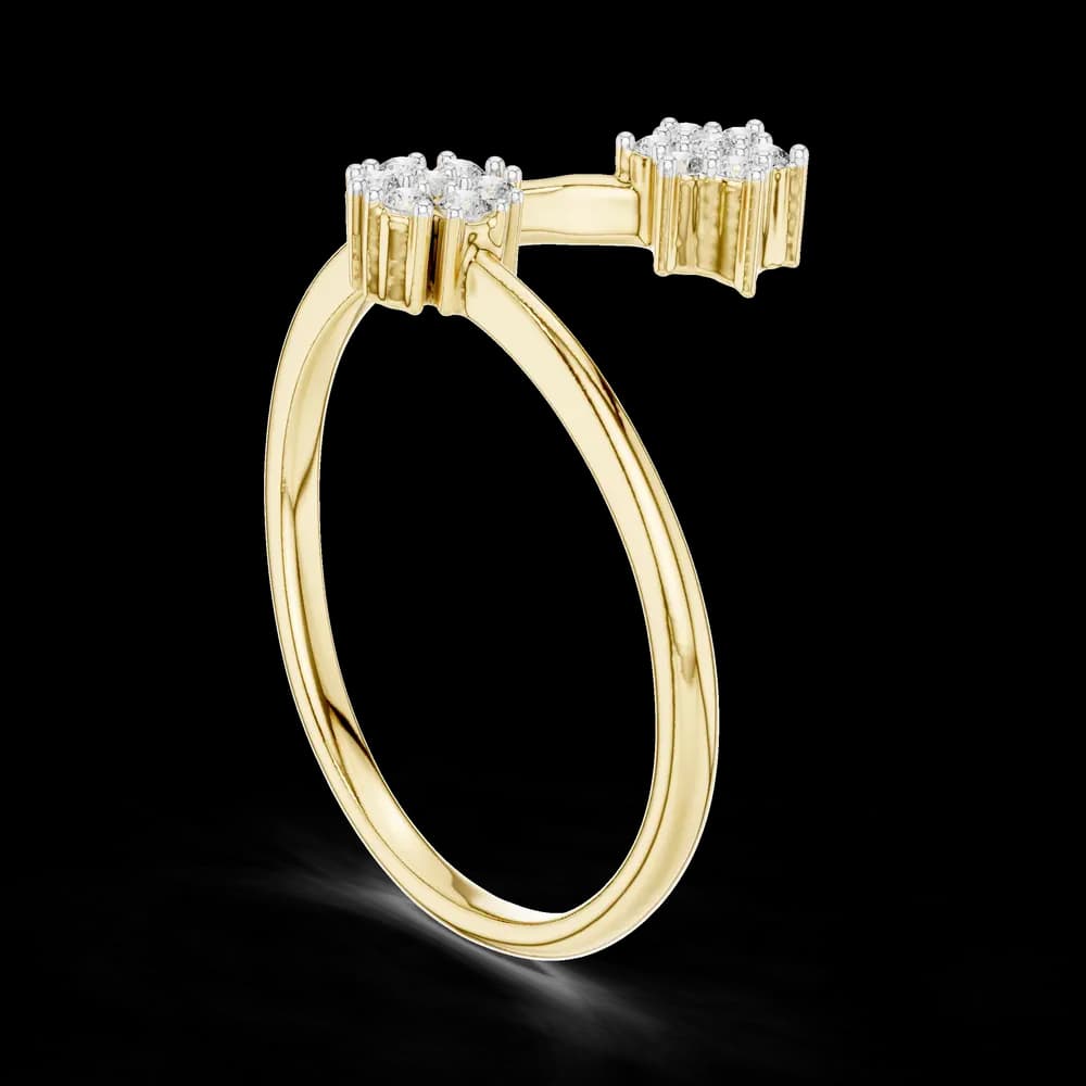 Incandescent Lab grown diamond Rings band - Image 4 Incandescent Lab grown diamond Rings band, view 4 of 6