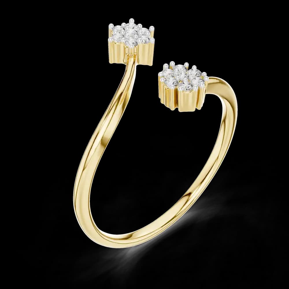Incandescent Lab grown diamond Rings band - Image 5 Incandescent Lab grown diamond Rings band, view 5 of 6