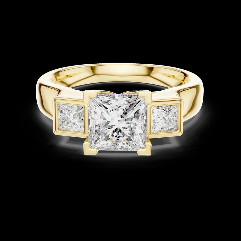 Infinite Loop Lab Grown Diamond Infinity Ring - Image 3 Infinite Loop Lab Grown Diamond Infinity Ring, view 3 of 6