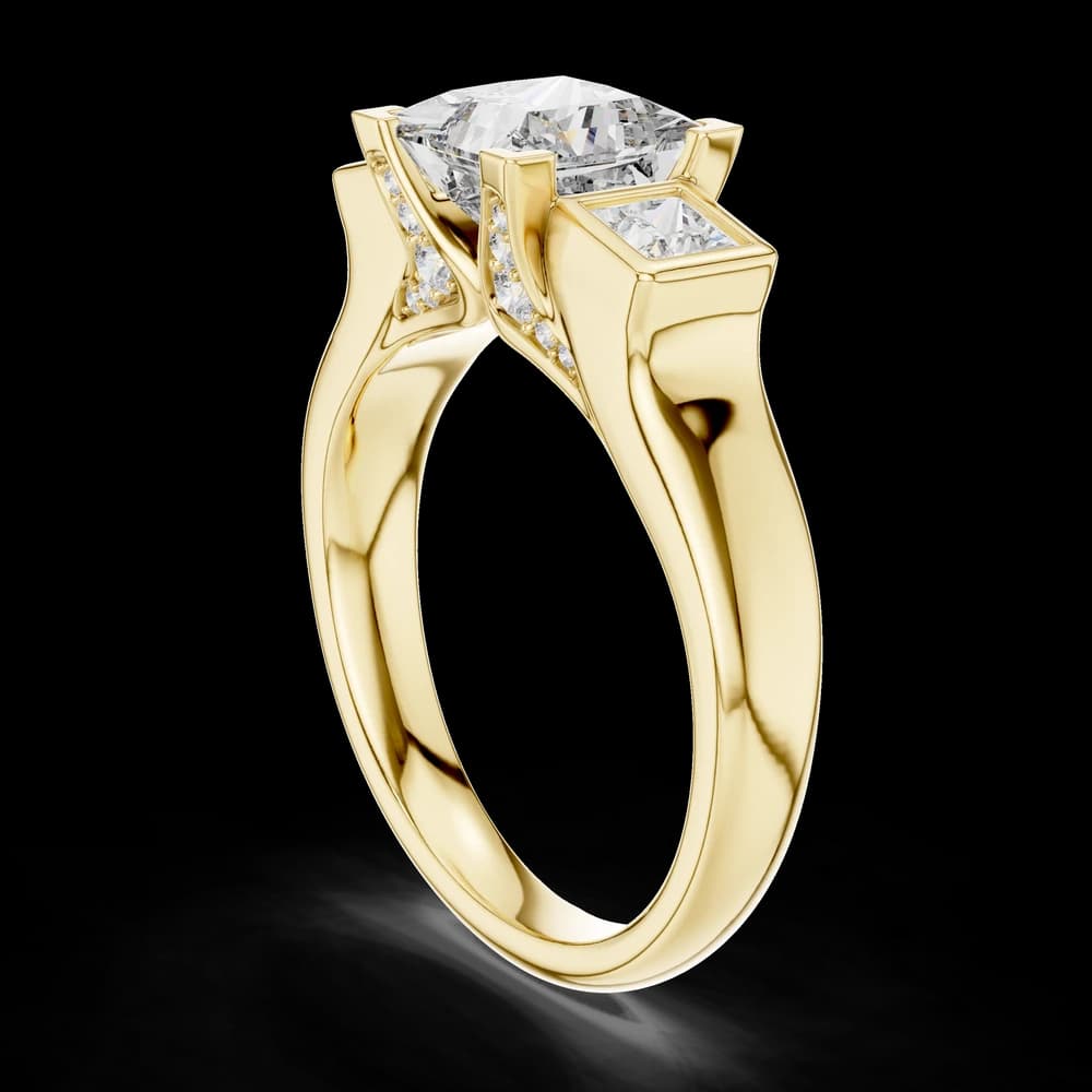 Infinite Loop Lab Grown Diamond Infinity Ring - Image 4 Infinite Loop Lab Grown Diamond Infinity Ring, view 4 of 6