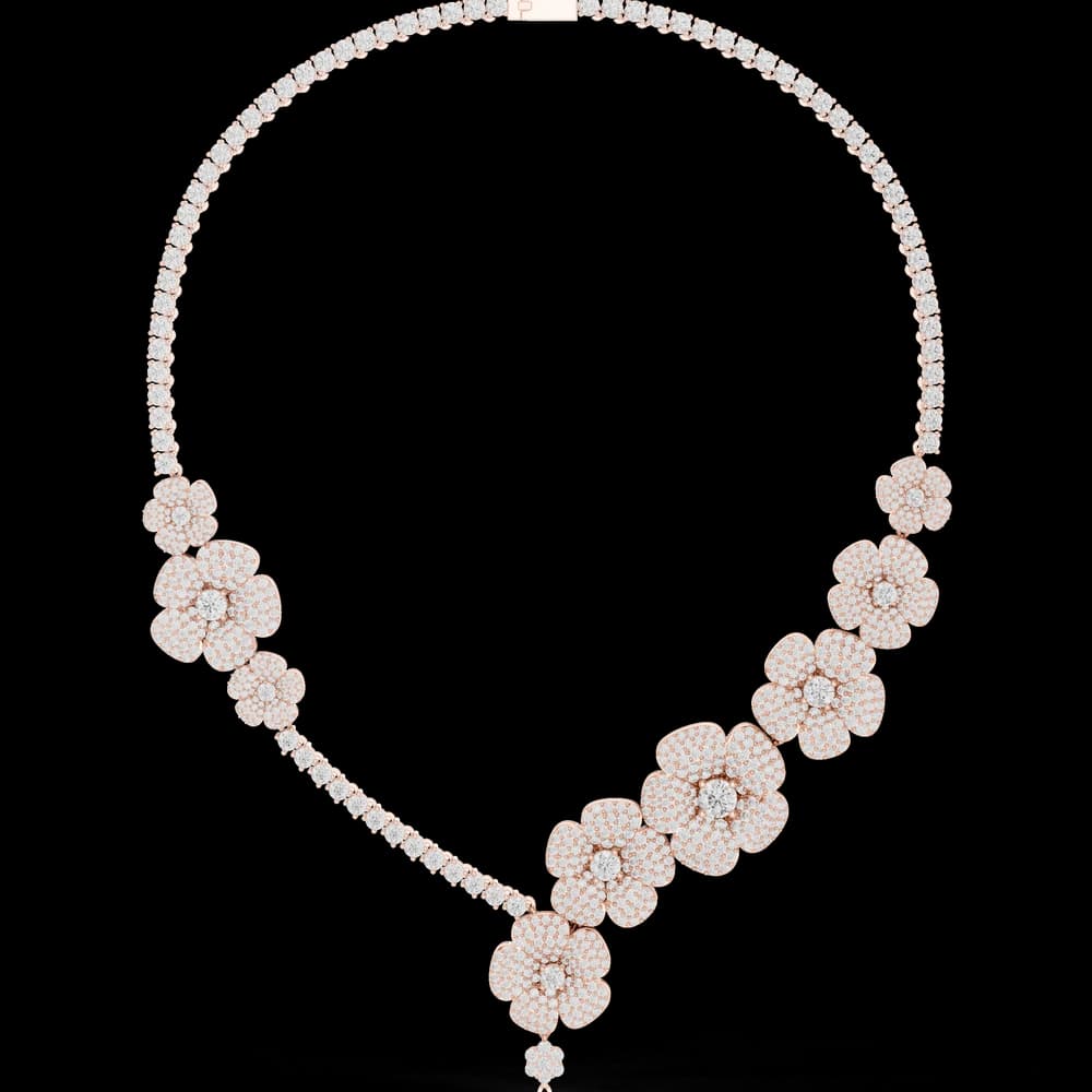 Infinite Spherical Diamond Lab Grown Necklace - Image 1 Infinite Spherical Diamond Lab Grown Necklace, view 1 of 6