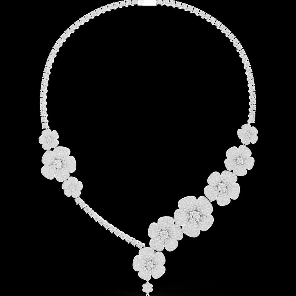 Infinite Spherical Diamond Lab Grown Necklace - Image 2 Infinite Spherical Diamond Lab Grown Necklace, view 2 of 6