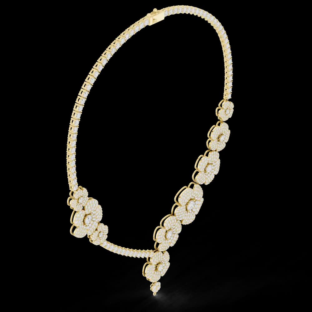 Infinite Spherical Diamond Lab Grown Necklace - Image 4 Infinite Spherical Diamond Lab Grown Necklace, view 4 of 6