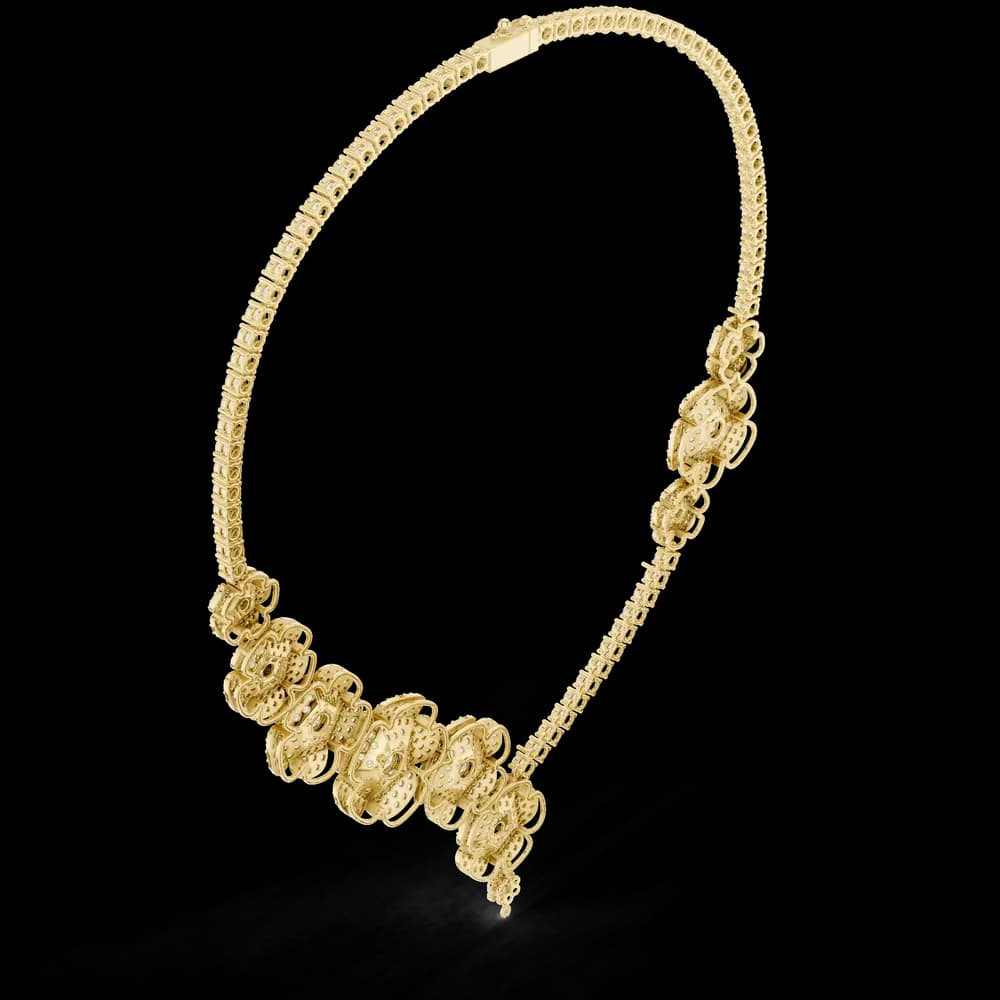 Infinite Spherical Diamond Lab Grown Necklace - Image 5 Infinite Spherical Diamond Lab Grown Necklace, view 5 of 6