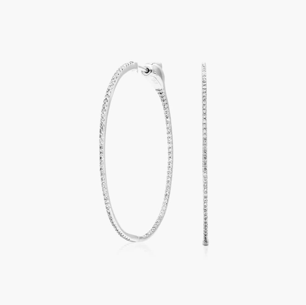 Inside Out Round Hoops - Image 2 Inside Out Round Hoops, view 2 of 4