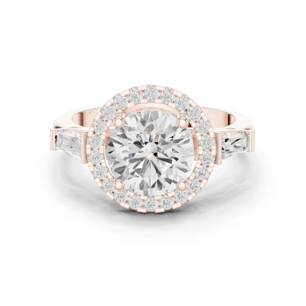 Iris Bloom Lab Grown Diamond Elevated Wire Ring - Image 1 Iris Bloom Lab Grown Diamond Elevated Wire Ring, view 1 of 10