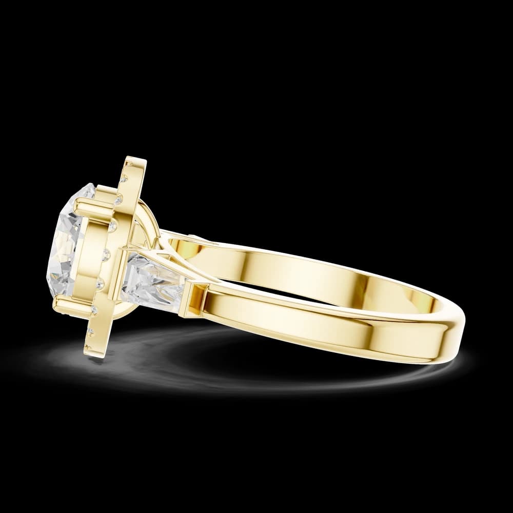 Iris Bloom Lab Grown Diamond Elevated Wire Ring - Image 10 Iris Bloom Lab Grown Diamond Elevated Wire Ring, view 10 of 10