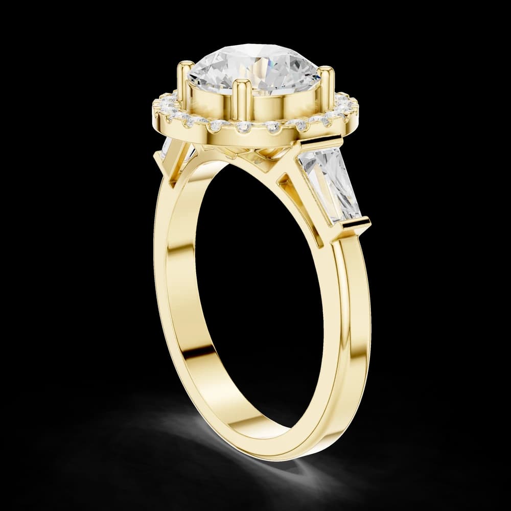 Iris Bloom Lab Grown Diamond Elevated Wire Ring - Image 7 Iris Bloom Lab Grown Diamond Elevated Wire Ring, view 7 of 10