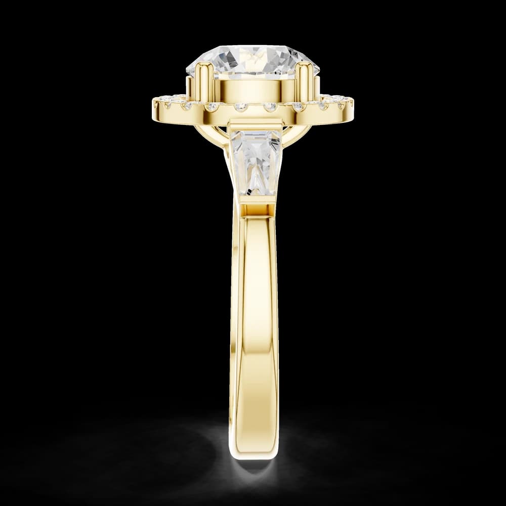 Iris Bloom Lab Grown Diamond Elevated Wire Ring - Image 9 Iris Bloom Lab Grown Diamond Elevated Wire Ring, view 9 of 10
