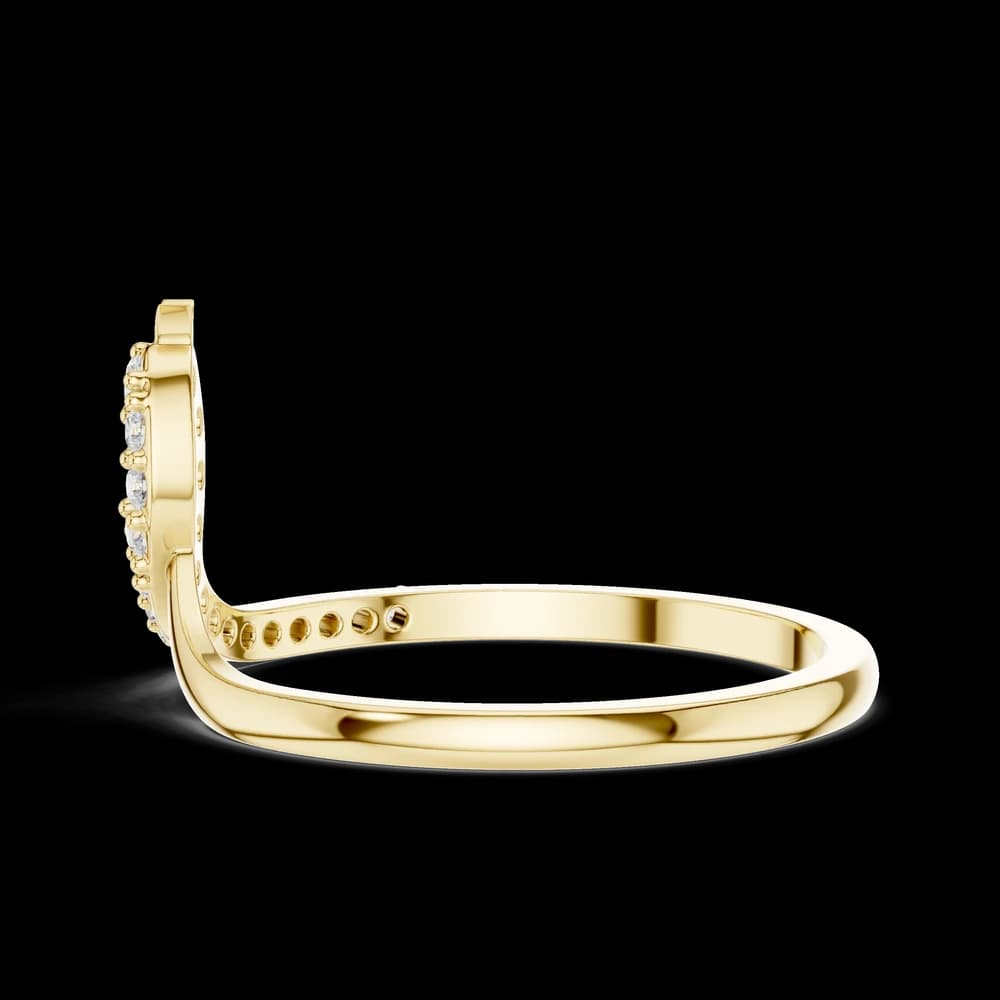 Pave Snake Motif Lab Grown Diamond Ring - Image 6 Pave Snake Motif Lab Grown Diamond Ring, view 6 of 6