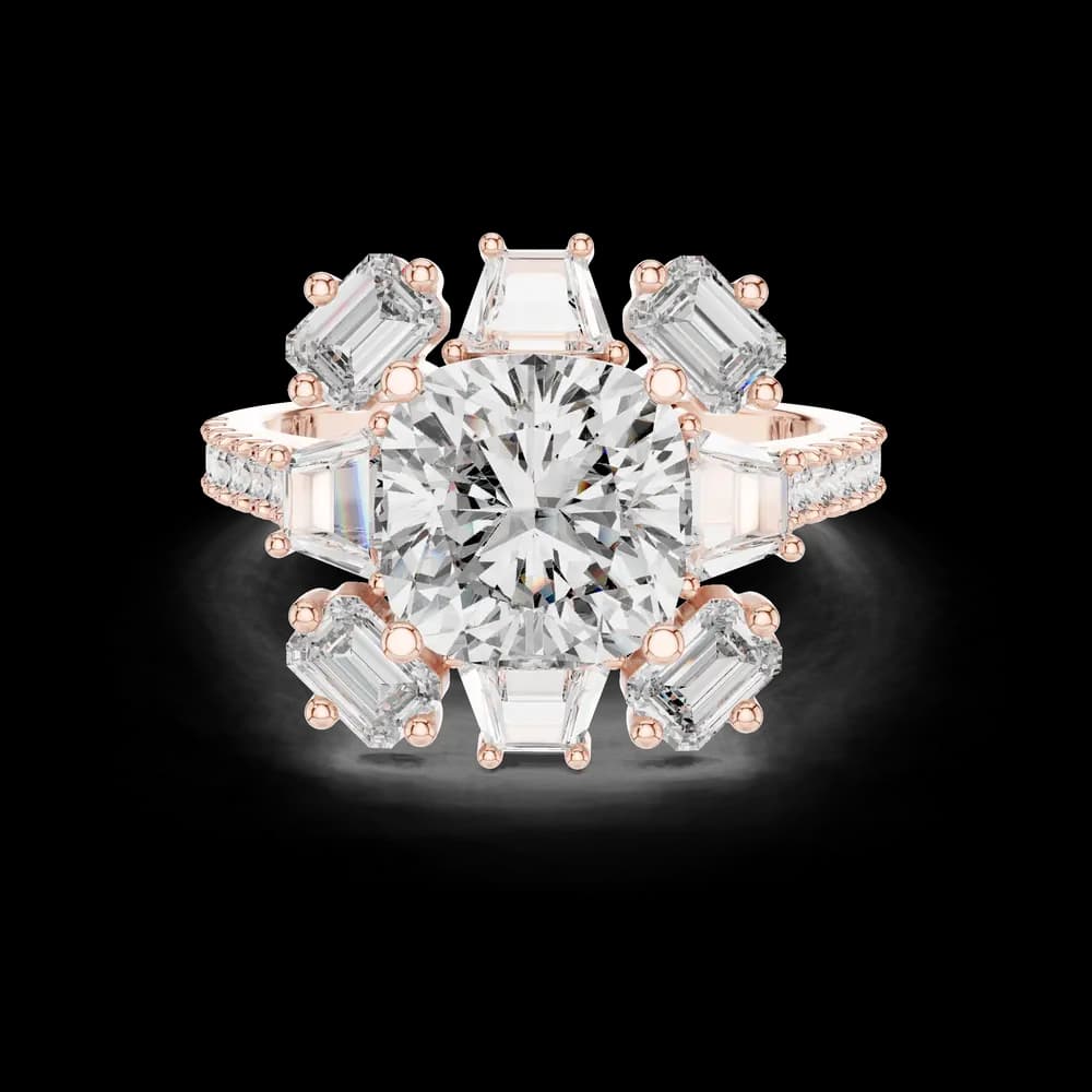 Island Current Lab Grown Diamond Fluid Ring - Image 1 Island Current Lab Grown Diamond Fluid Ring, view 1 of 6