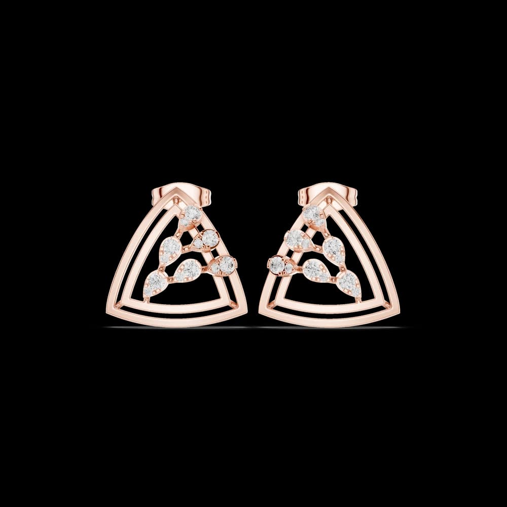 Ivory Blossom Lab Grown Diamond Earrings Jewelry - Image 1 Ivory Blossom Lab Grown Diamond Earrings Jewelry, view 1 of 6