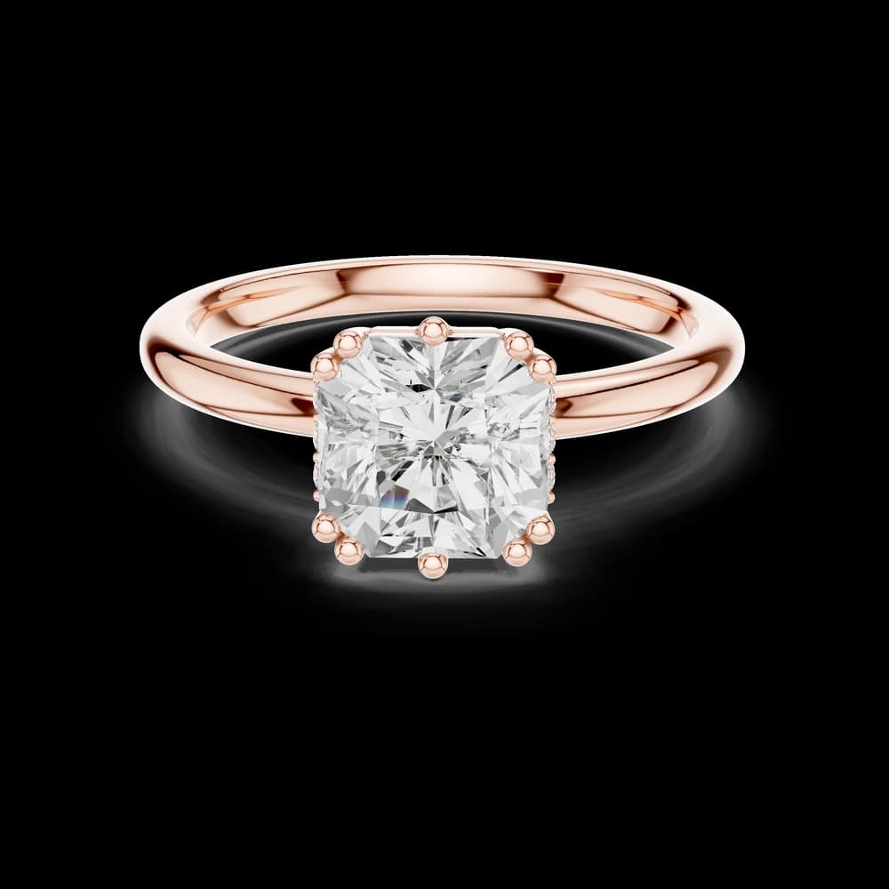 Multi Prong Cushion Lab Grown Diamond Ring - Image 1 Multi Prong Cushion Lab Grown Diamond Ring, view 1 of 6