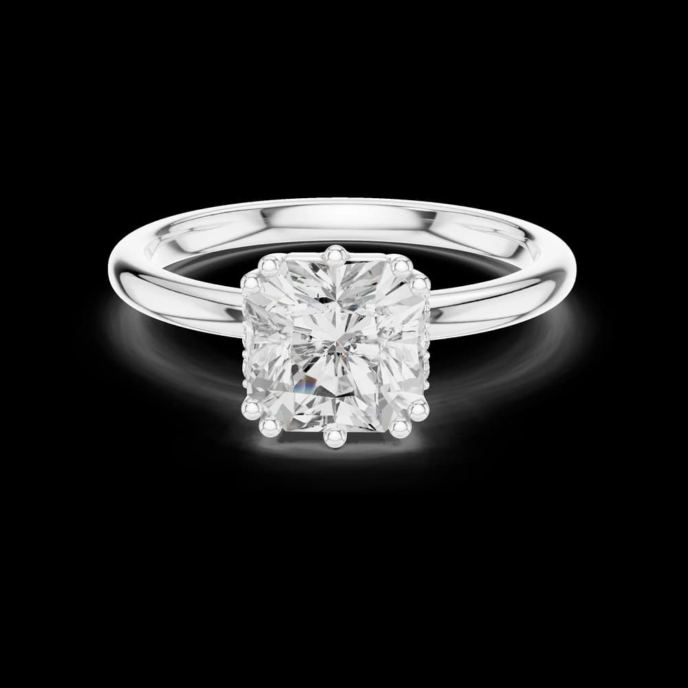Multi Prong Cushion Lab Grown Diamond Ring - Image 2 Multi Prong Cushion Lab Grown Diamond Ring, view 2 of 6