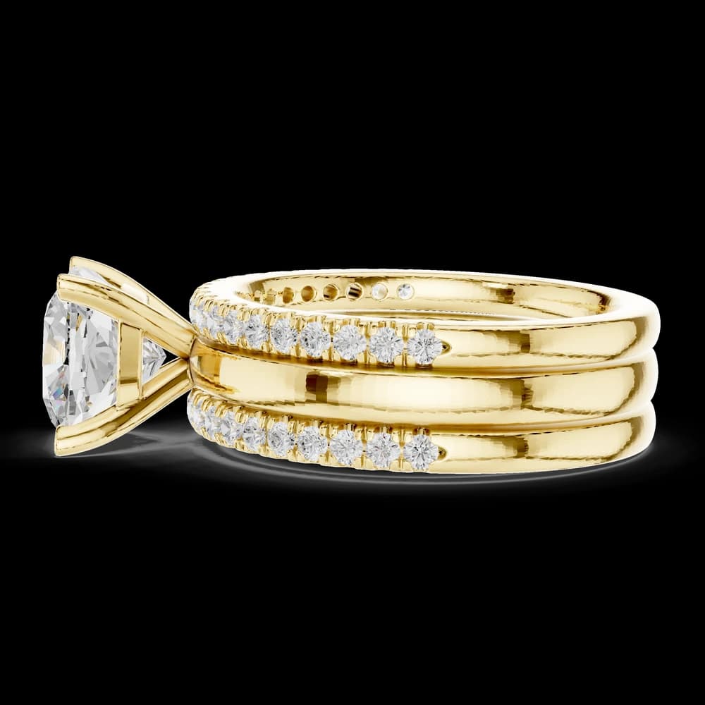Jasmine Vine Lab Grown Diamond Tiered Halo Ring - Image 9 Jasmine Vine Lab Grown Diamond Tiered Halo Ring, view 9 of 9
