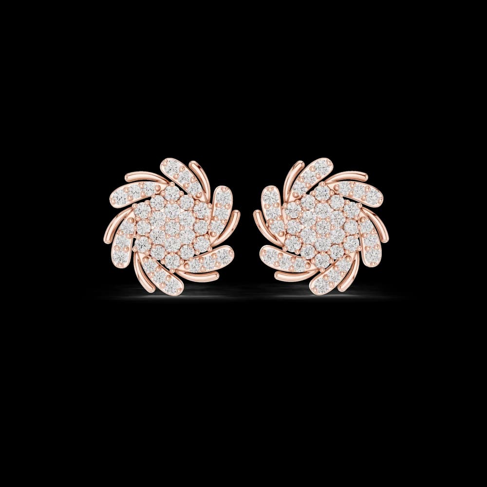 Joyful Beat lab grown diamond earring design - Image 1 Joyful Beat lab grown diamond earring design, view 1 of 6