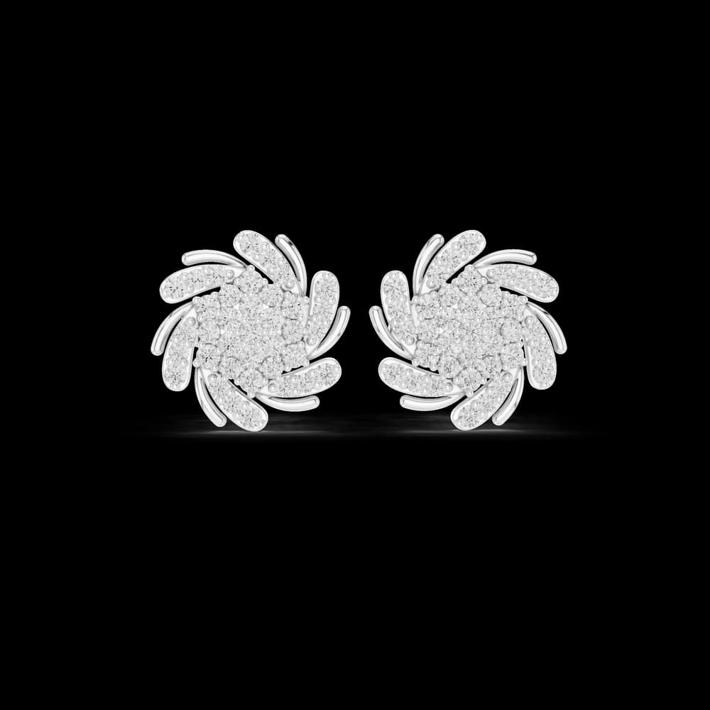 Joyful Beat lab grown diamond earring design - Image 2 Joyful Beat lab grown diamond earring design, view 2 of 6