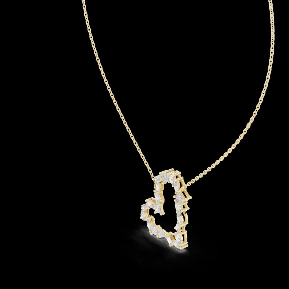 Joyful Tear lab grown diamond pendant - Image 11 Joyful Tear lab grown diamond pendant, view 11 of 12