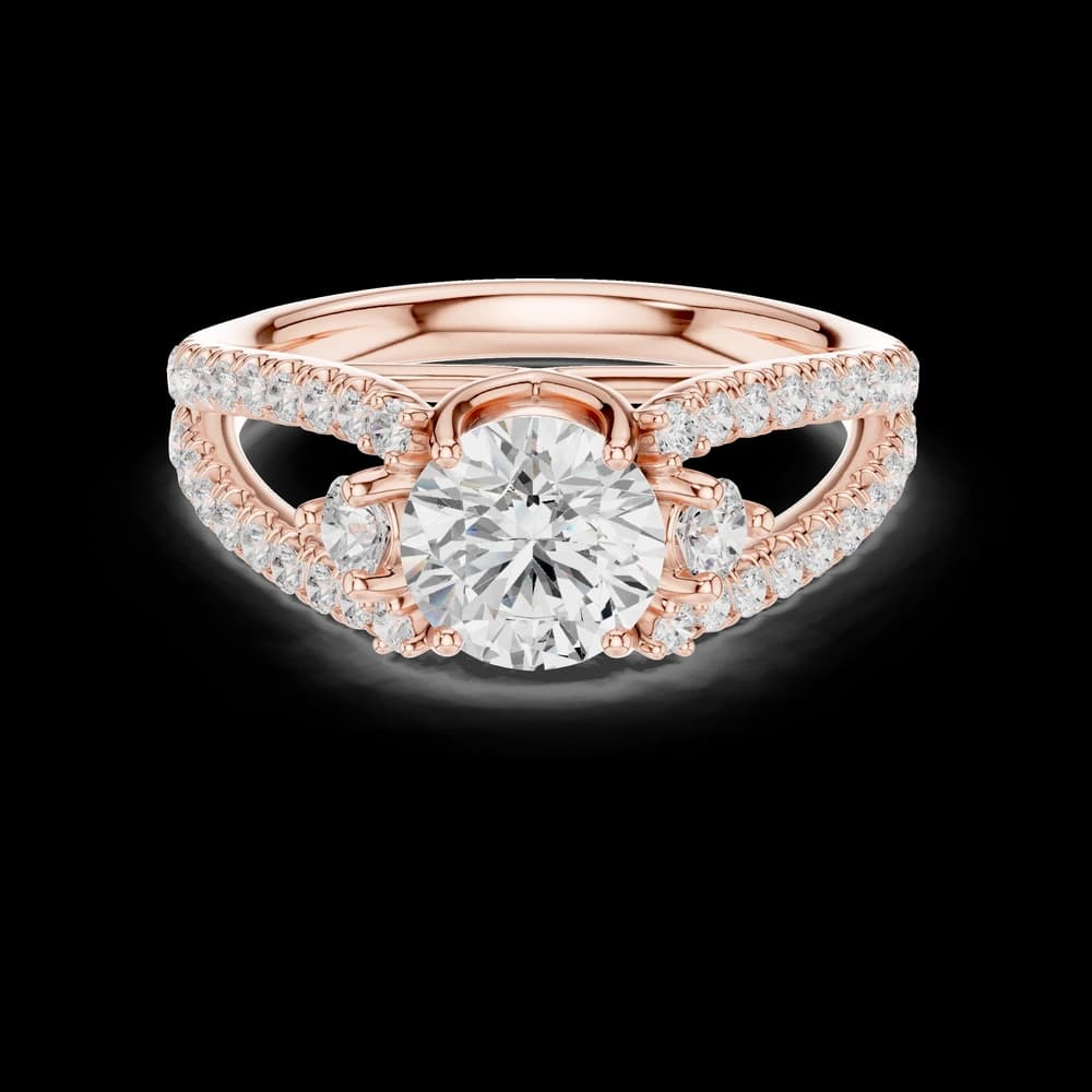 Juliet Romantic Heart Shaped Lab Grown Diamond Ring - Image 1 Juliet Romantic Heart Shaped Lab Grown Diamond Ring, view 1 of 6