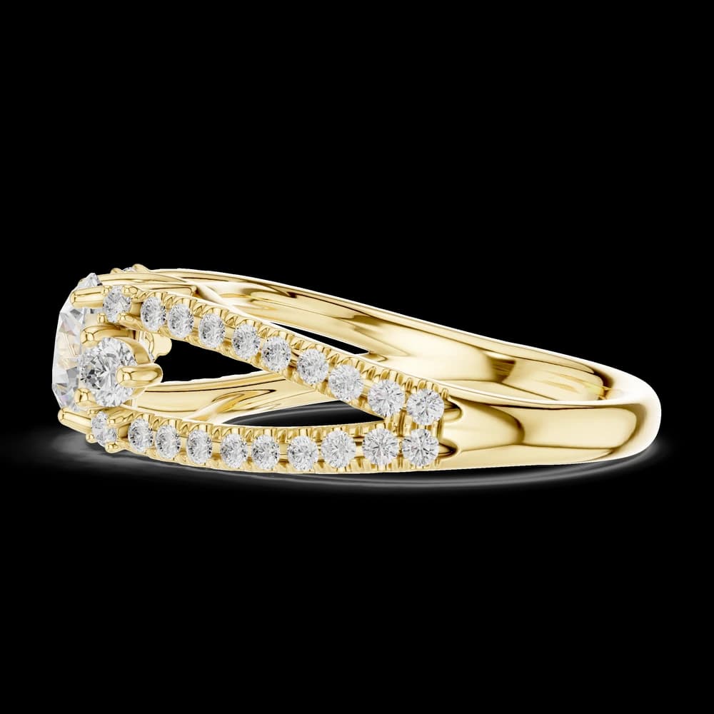 Juliet Romantic Heart Shaped Lab Grown Diamond Ring - Image 6 Juliet Romantic Heart Shaped Lab Grown Diamond Ring, view 6 of 6