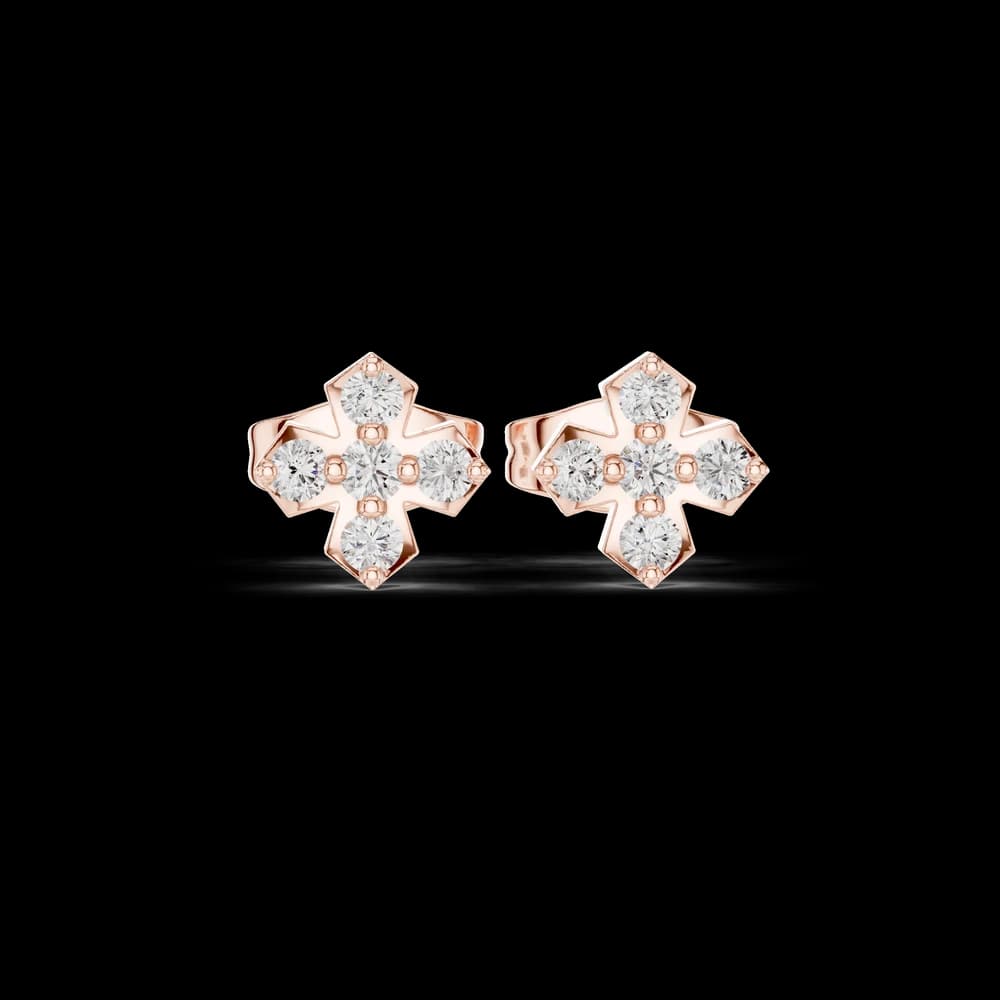Kind Word lab grown diamond earring design - Image 1 Kind Word lab grown diamond earring design, view 1 of 6