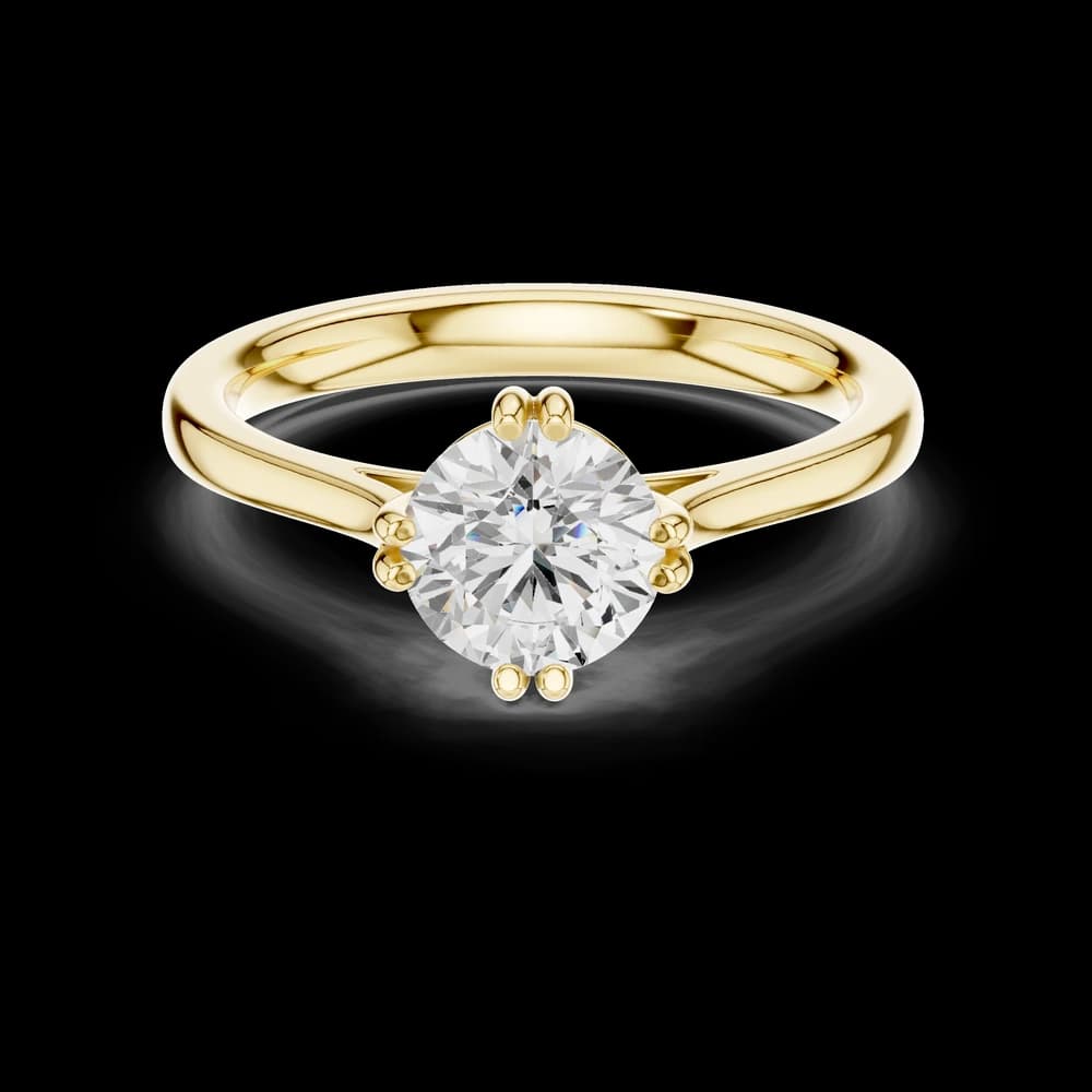 Kinetic Knot Lab Grown Diamond Ring - Image 3 Kinetic Knot Lab Grown Diamond Ring, view 3 of 6