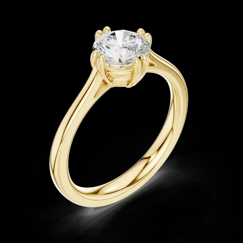 Kinetic Knot Lab Grown Diamond Ring - Image 5 Kinetic Knot Lab Grown Diamond Ring, view 5 of 6