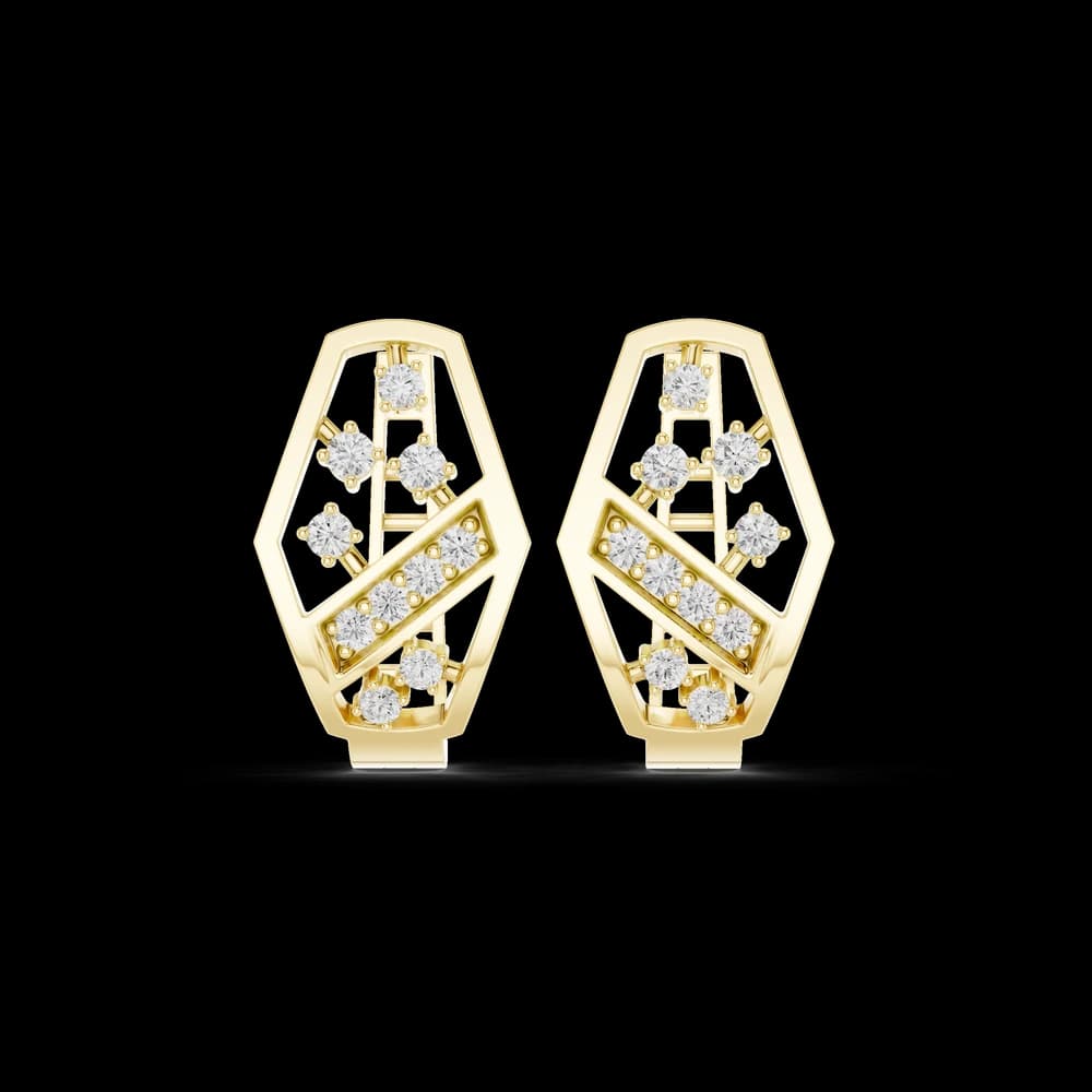 Lagoon Shimmer Lab Grown Diamond Earrings Pairs - Image 3 Lagoon Shimmer Lab Grown Diamond Earrings Pairs, view 3 of 6