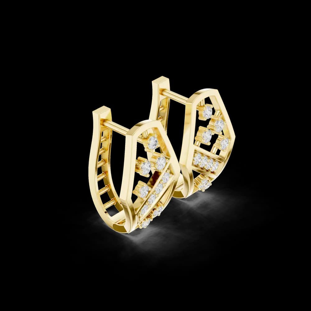 Lagoon Shimmer Lab Grown Diamond Earrings Pairs - Image 4 Lagoon Shimmer Lab Grown Diamond Earrings Pairs, view 4 of 6