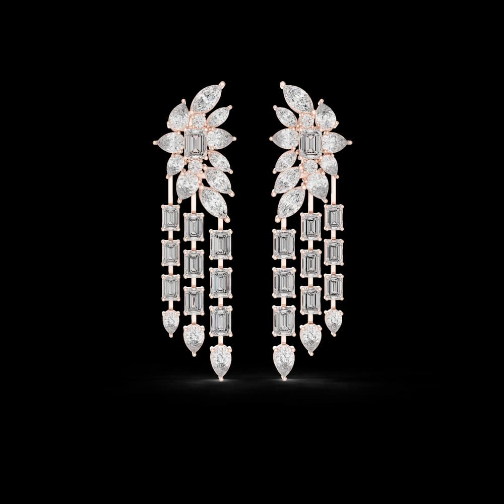 Lambent Lab grown diamond Earrings motif - Image 1 Lambent Lab grown diamond Earrings motif, view 1 of 6