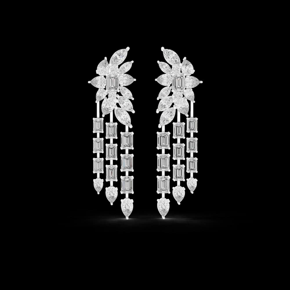 Lambent Lab grown diamond Earrings motif - Image 2 Lambent Lab grown diamond Earrings motif, view 2 of 6