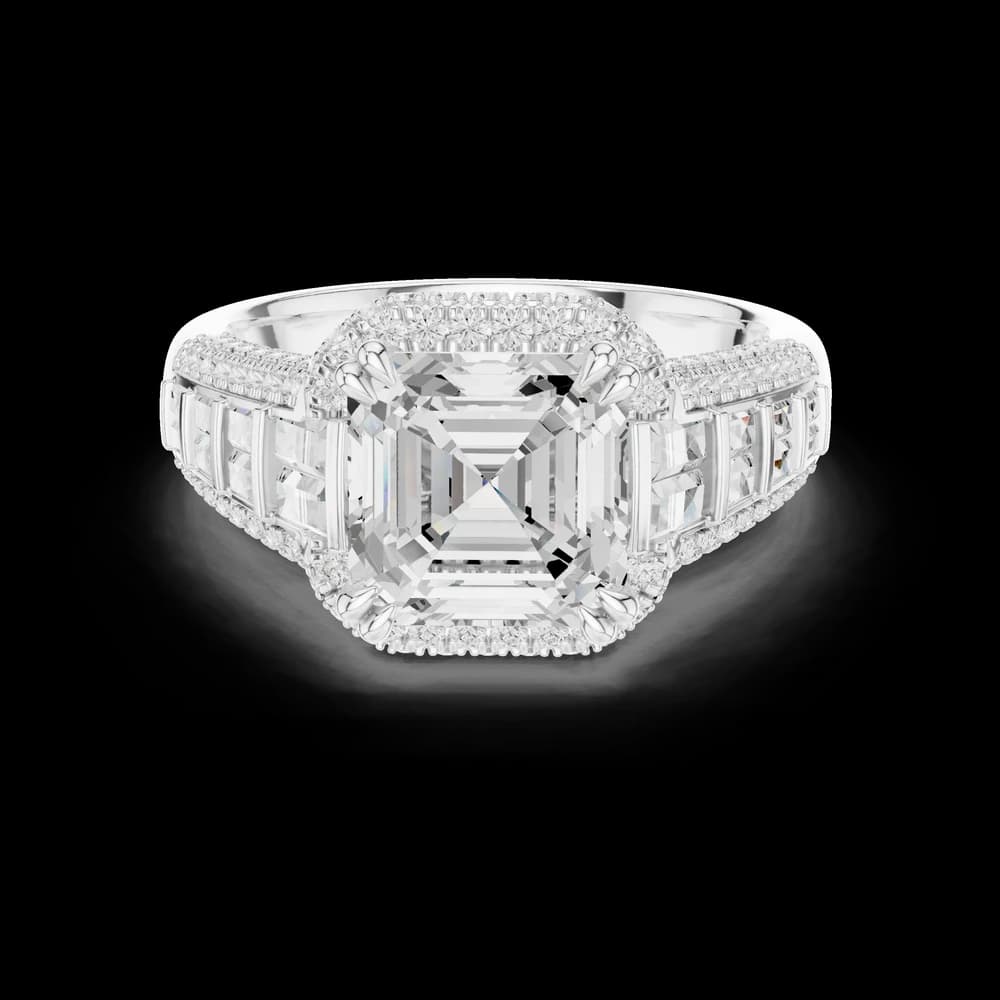 Laurel Leaf Lab Grown Diamond Woven Ribbon Ring - Image 5 Laurel Leaf Lab Grown Diamond Woven Ribbon Ring, view 5 of 9