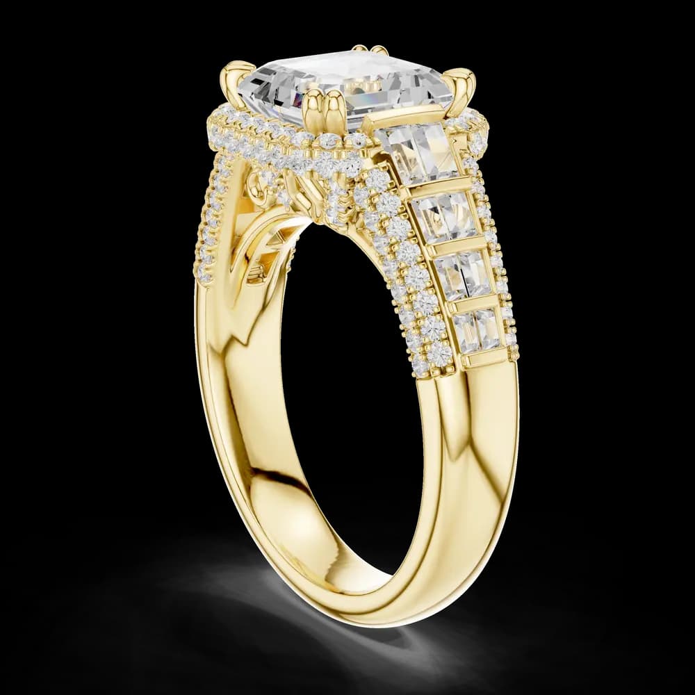 Laurel Leaf Lab Grown Diamond Woven Ribbon Ring - Image 7 Laurel Leaf Lab Grown Diamond Woven Ribbon Ring, view 7 of 9