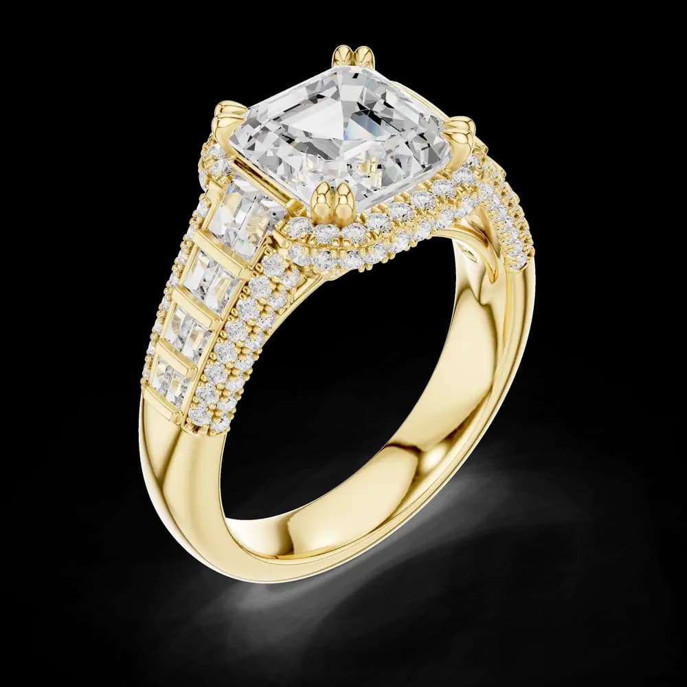 Laurel Leaf Lab Grown Diamond Woven Ribbon Ring - Image 8 Laurel Leaf Lab Grown Diamond Woven Ribbon Ring, view 8 of 9