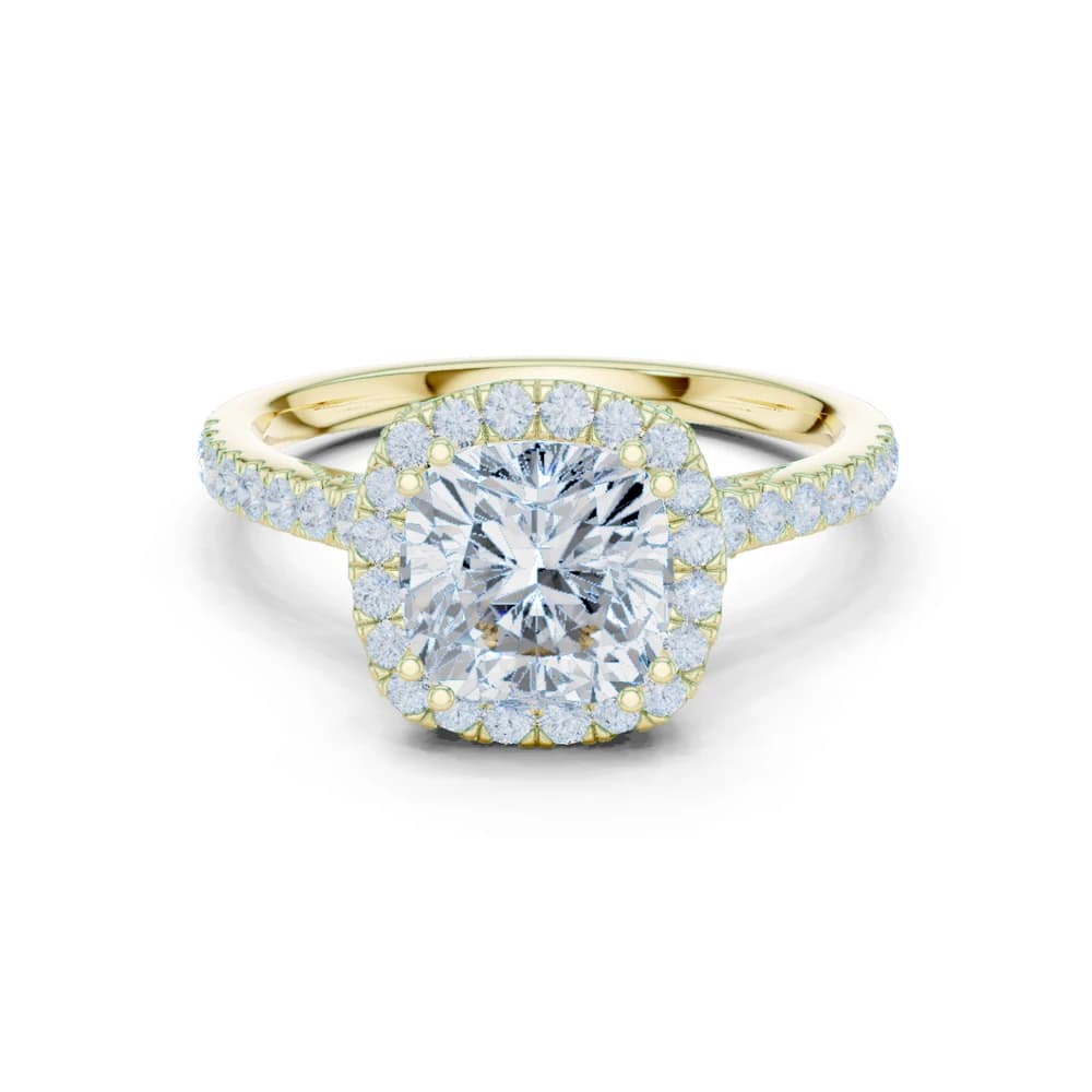 Lava Rock Lab Grown Diamond Split Path Ring - Image 3 Lava Rock Lab Grown Diamond Split Path Ring, view 3 of 9