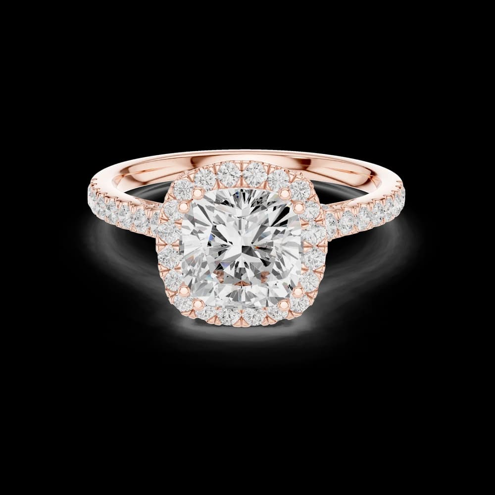 Lava Rock Lab Grown Diamond Split Path Ring - Image 4 Lava Rock Lab Grown Diamond Split Path Ring, view 4 of 9