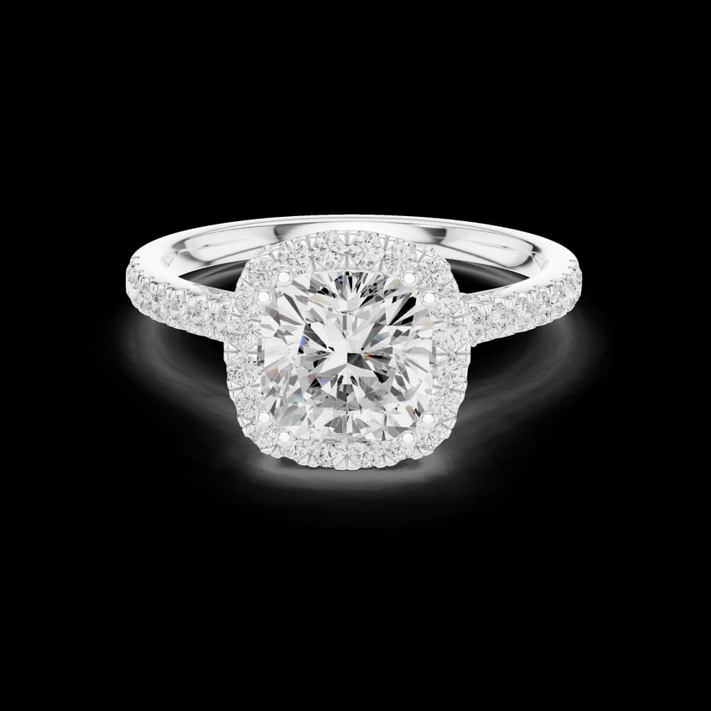 Lava Rock Lab Grown Diamond Split Path Ring - Image 5 Lava Rock Lab Grown Diamond Split Path Ring, view 5 of 9